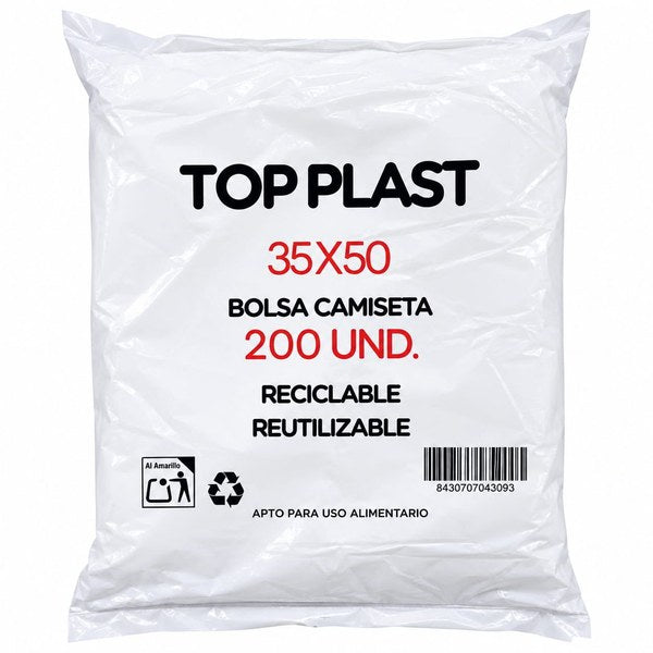 Bolsa Camiseta 35X50 200 Unidades