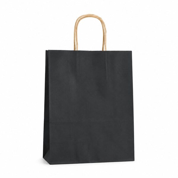 Bolsas de Regalo Negras Paquete de 12