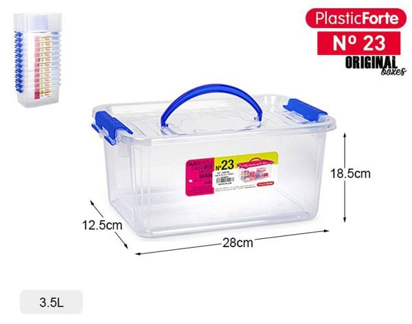 CAJA Nº 23 TRANSPARENTE 3,5 L