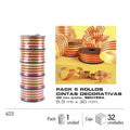 5 Rollos de Cinta Decorativa 30mm x 5,5m