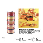 5 Rollos de Cinta Decorativa 30mm x 5,5m