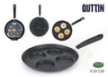 Sarten para Tortitas 4 Unds 24cm Quttin