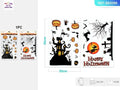 Pegatinas de Halloween 1PC