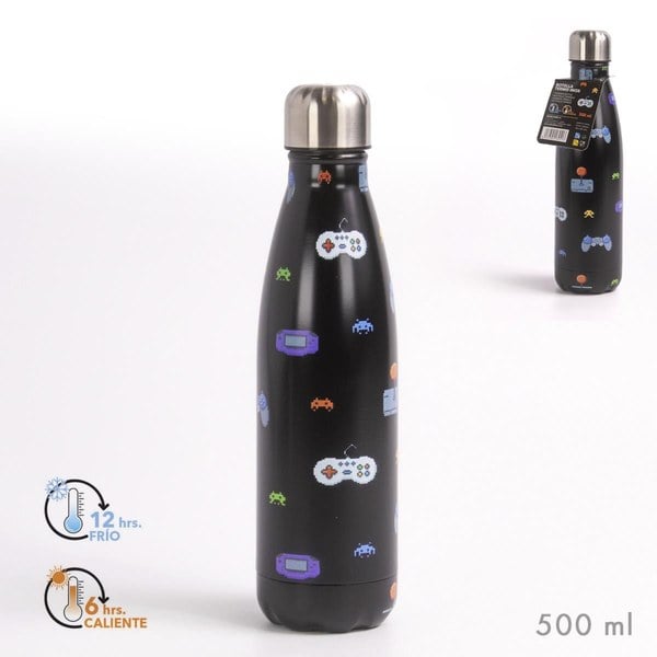 BOTELLA INOX 500 ML VINTAGE GAMING