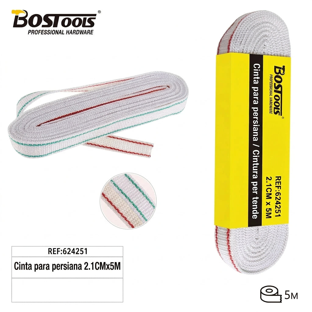 Cinta para persiana 2.1cm x5m