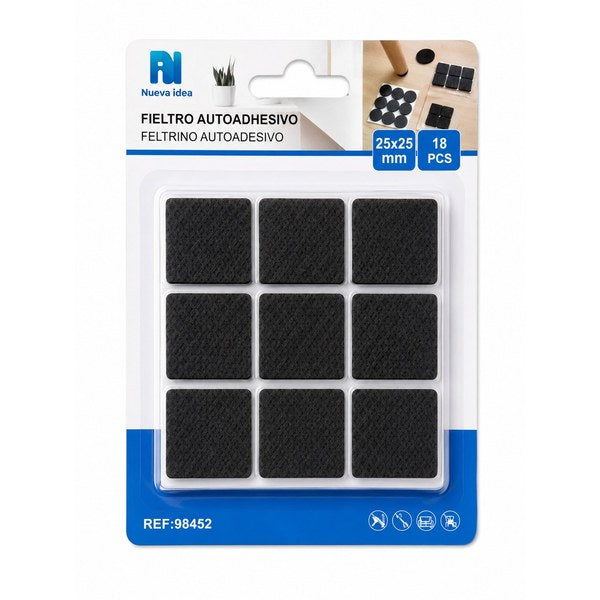 Fieltro Autoadhesivo 25x25mm