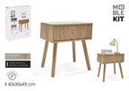 MESITA DE NOCHE AUXILIAR MADERA MOBLEKIT