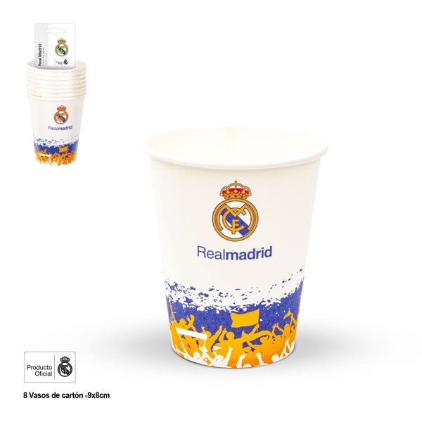 RM Vaso Afición 8 Piezas Pack 12