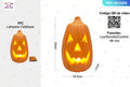 LAMPARA CALABAZA LARGA PEQUENA