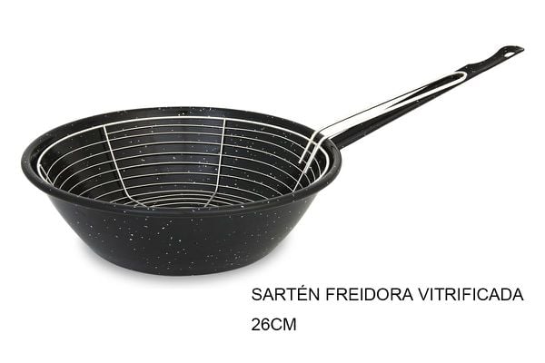 Sartén Freidora Vitrificada 26 cm