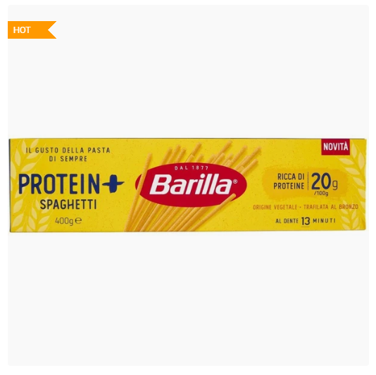 BARILLA SPAGHETTI PROTEIN PLUS 41g