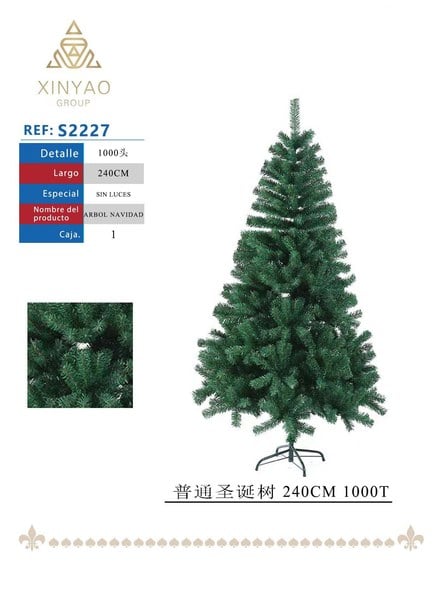 Arbol de Navidad 240cm 1000T