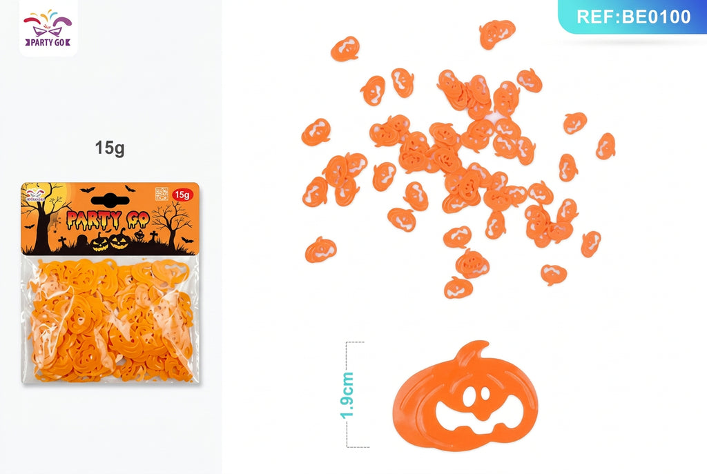 Confeti de Calabaza Halloween 15g