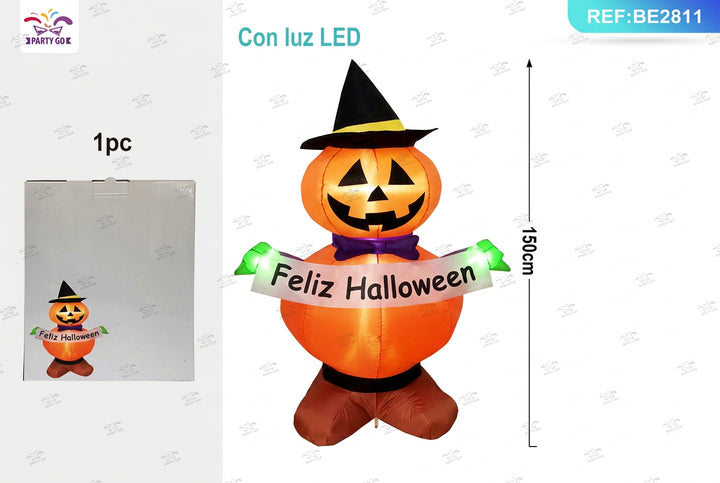 Decoración Inflable de Halloween con Luces