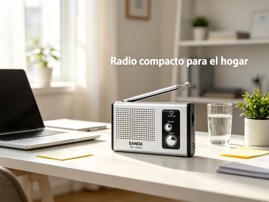 Radio Mini Portátil SANDA SD-4000 AM/FM con Altavoz
