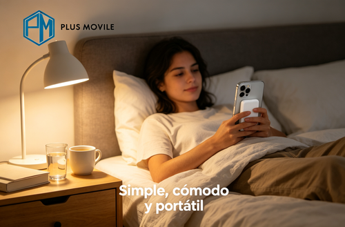 Movile Plus Magnetic Portable Battery 5000mAh | Magnetic Wireless Charging