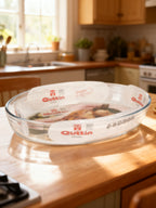Fuente Vidrio Oval Quttin 39x27cm