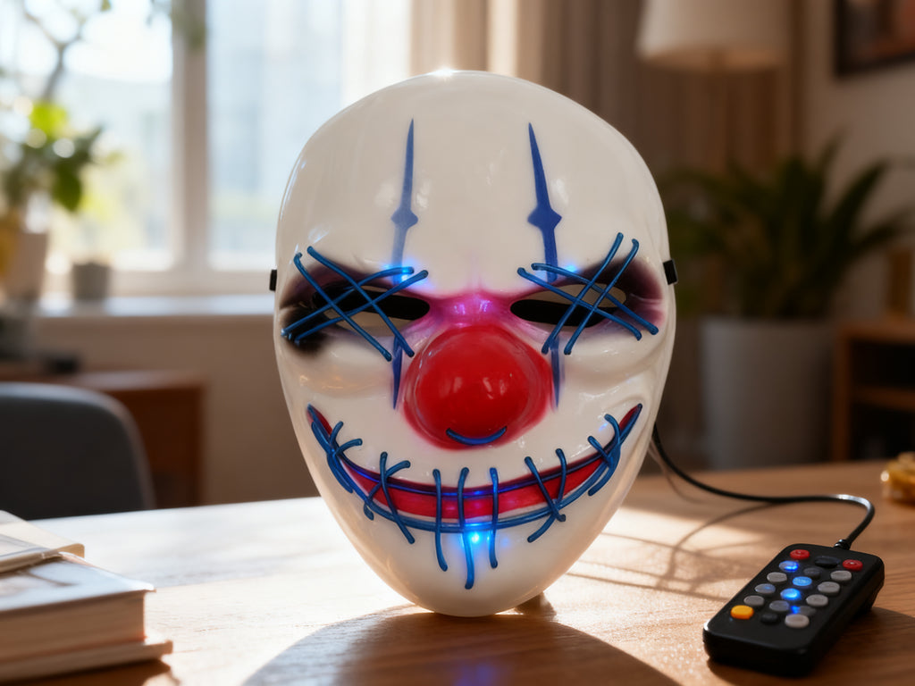 Mascarilla de Luz Fría para Halloween