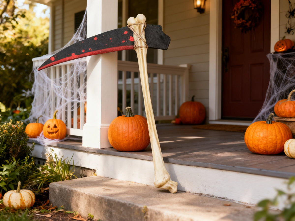 Guadaña de Hueso Sangriento Eva para Halloween