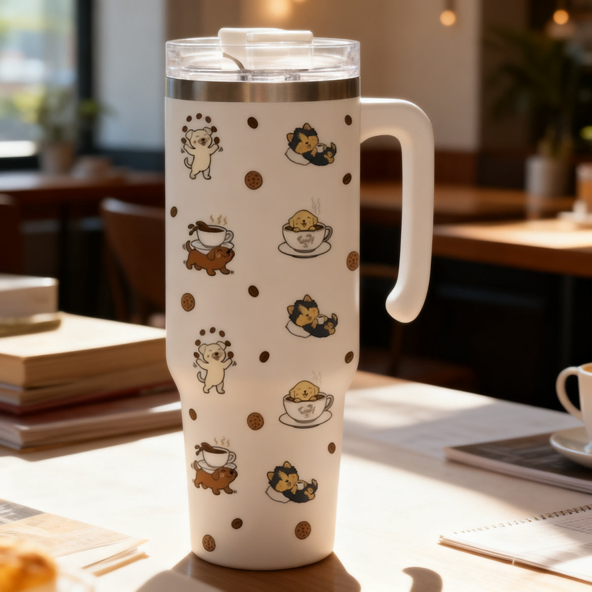 MUG TERMICO 1200ML COFFEE COOL DOGS