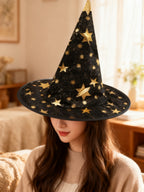 SOMBRERO HALLOWEEN ESTRELLA DORADA MEZCLA