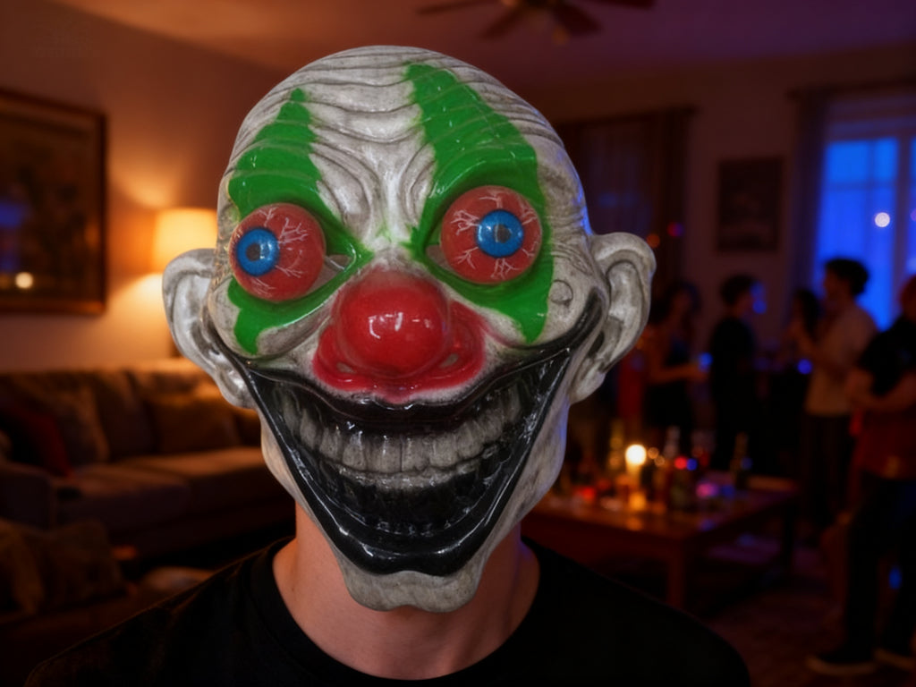 Máscara de Payaso de Halloween con Luces 1pc