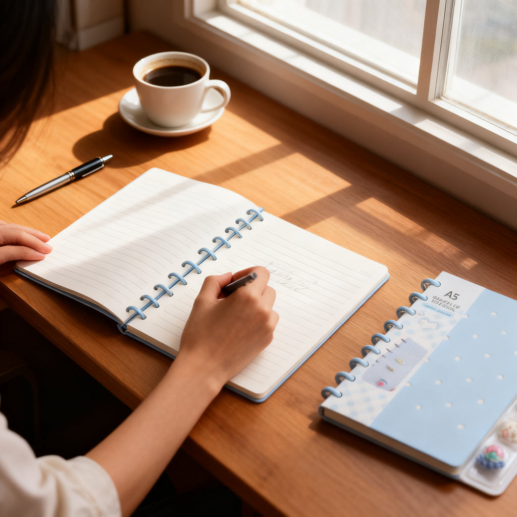 CUADERNO DE NOTAS A5 HOLE-FILLED