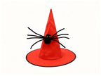 Gorro de Halloween con araña 38x34cm 1ud