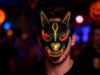 Mascarilla de Luz Fría para Halloween 1pc