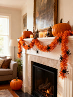 Colgante Decorativo de Halloween con Arañas