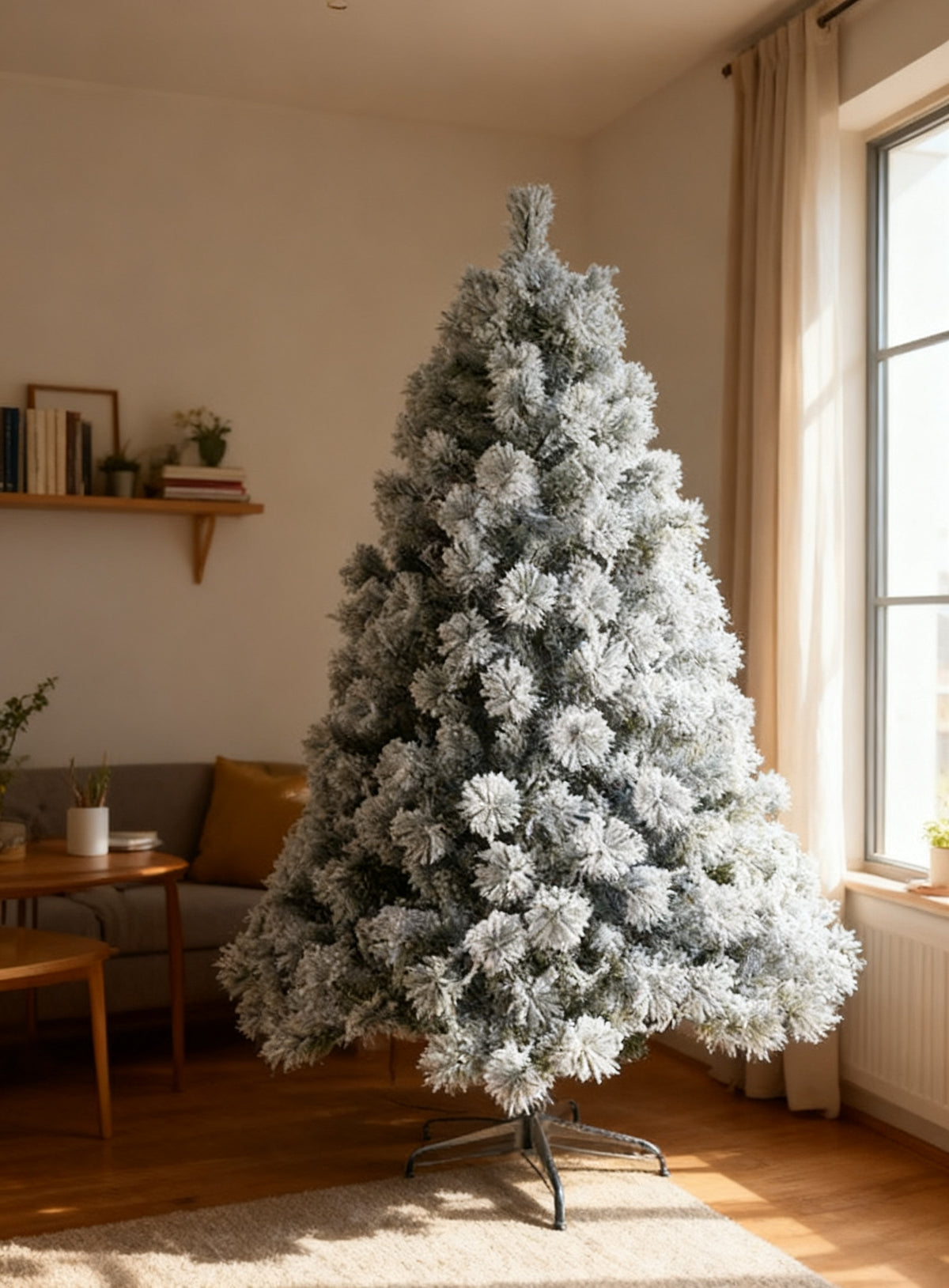 Arbol Navidad Nevado 120cm 80T