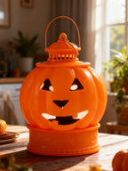 Lámpara de Calabaza Naranja para Halloween 1pc