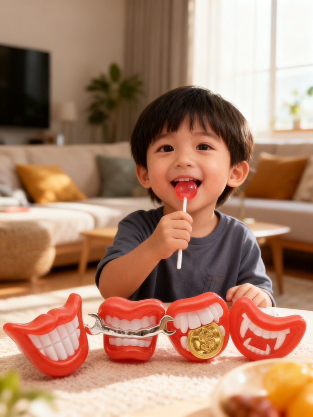 XXL Tooth Lollipop 12 Unidades Bocas