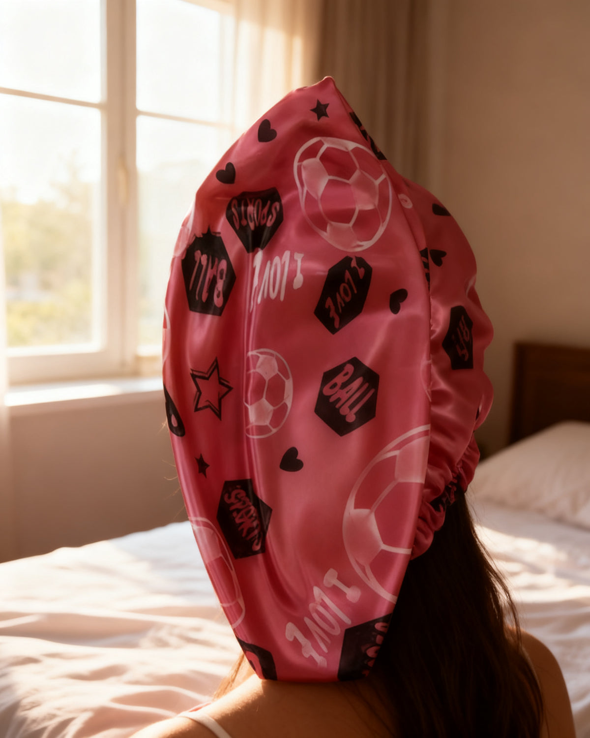 Pelota de Juguete Rosa con Diseño Deportivo