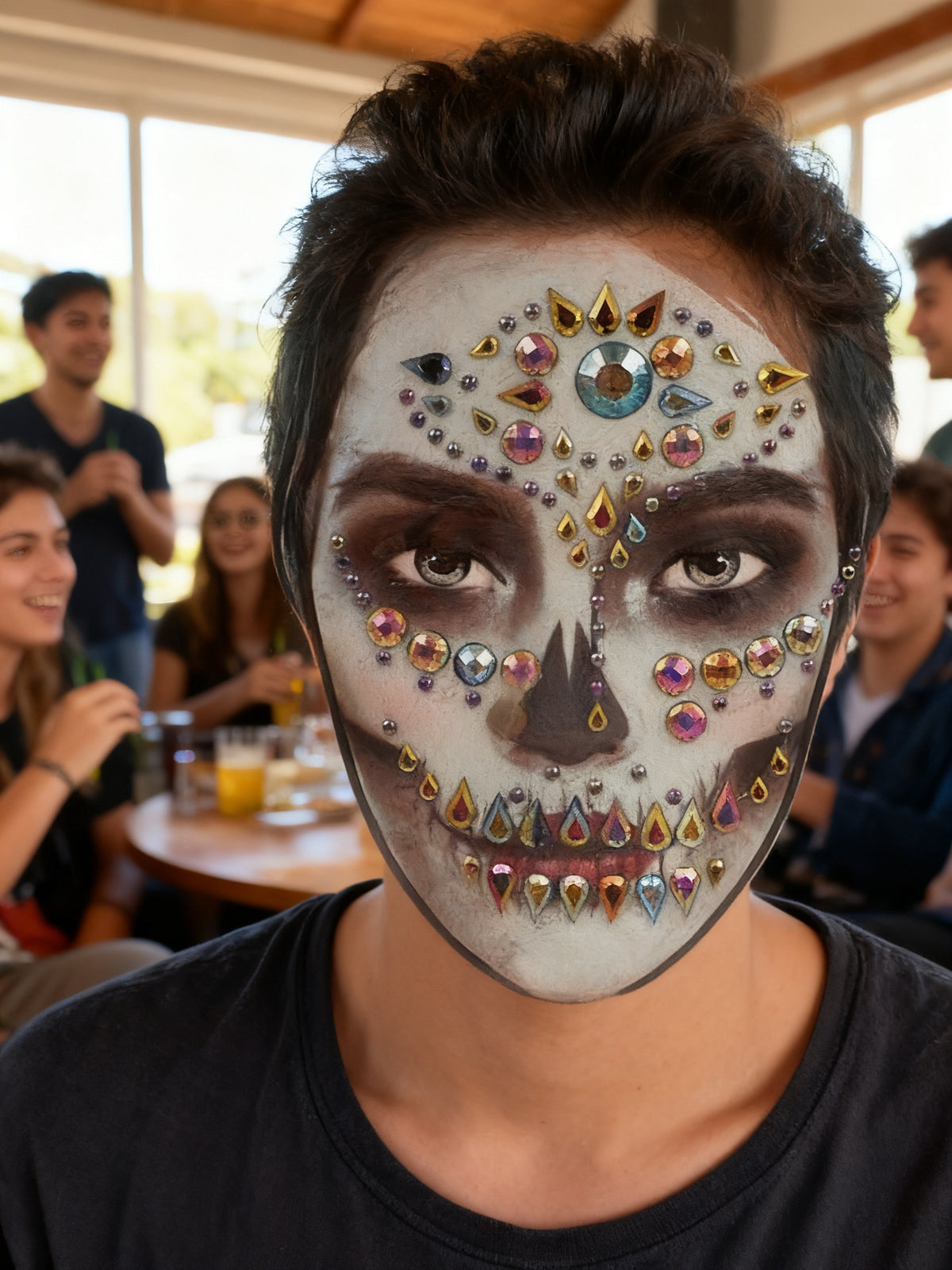 Pegatina de Diamante para Halloween (1 Unidad)