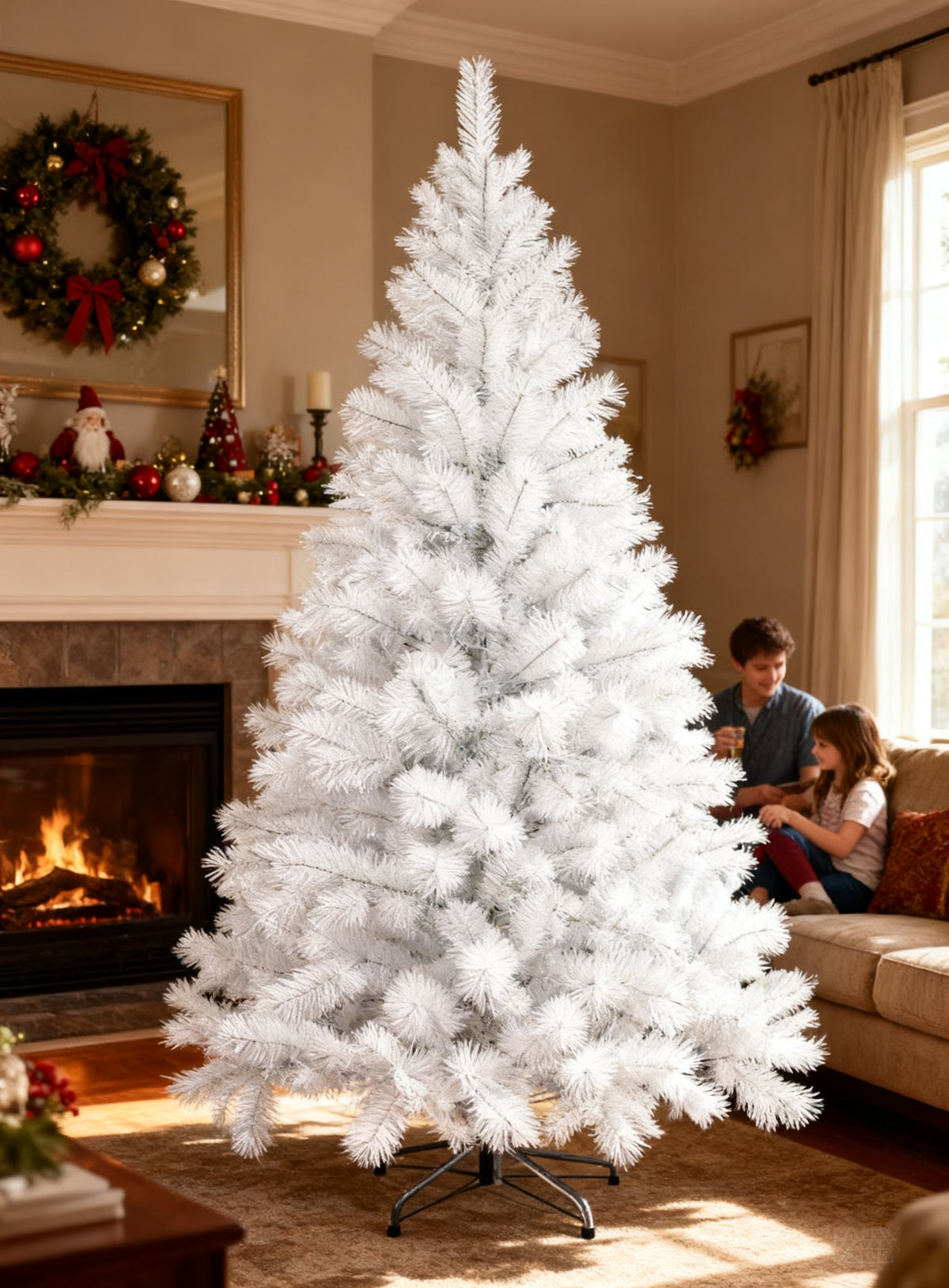 Árbol Navidad Blanco 210cm 300T