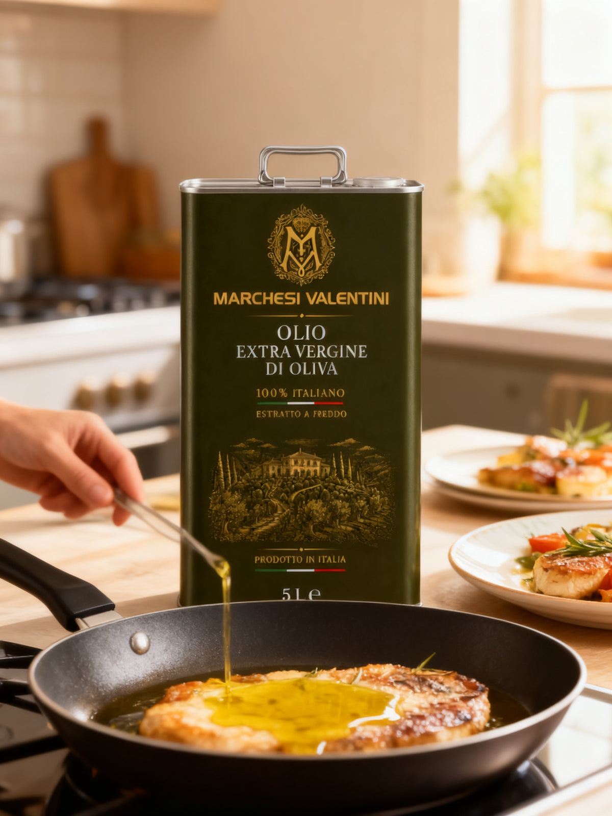 Olio Extra Vergine di Oliva Marchesi Valentini 5L