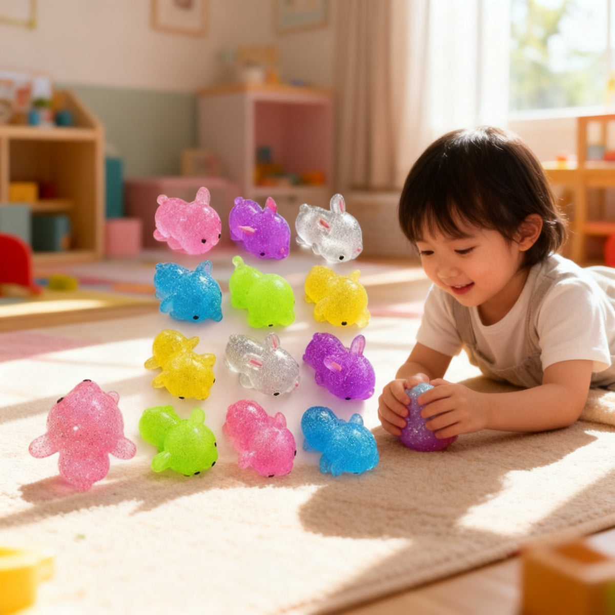 Squishy Serie Animales Tumbados 8 Modelos