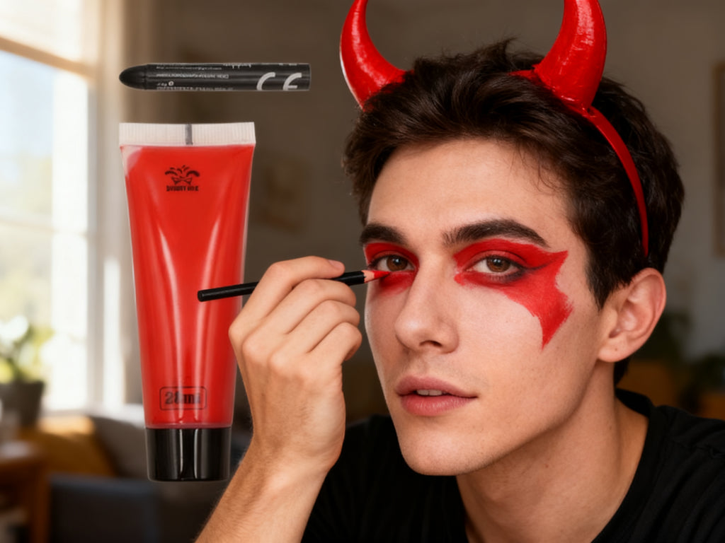 Conjunto de Maquillaje para Cuernos de Disfraz