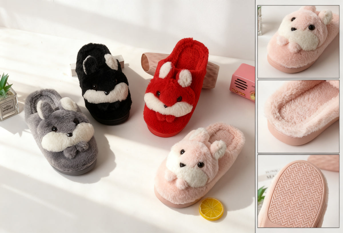 Zapatillas 2067 de Peluche para Mujer