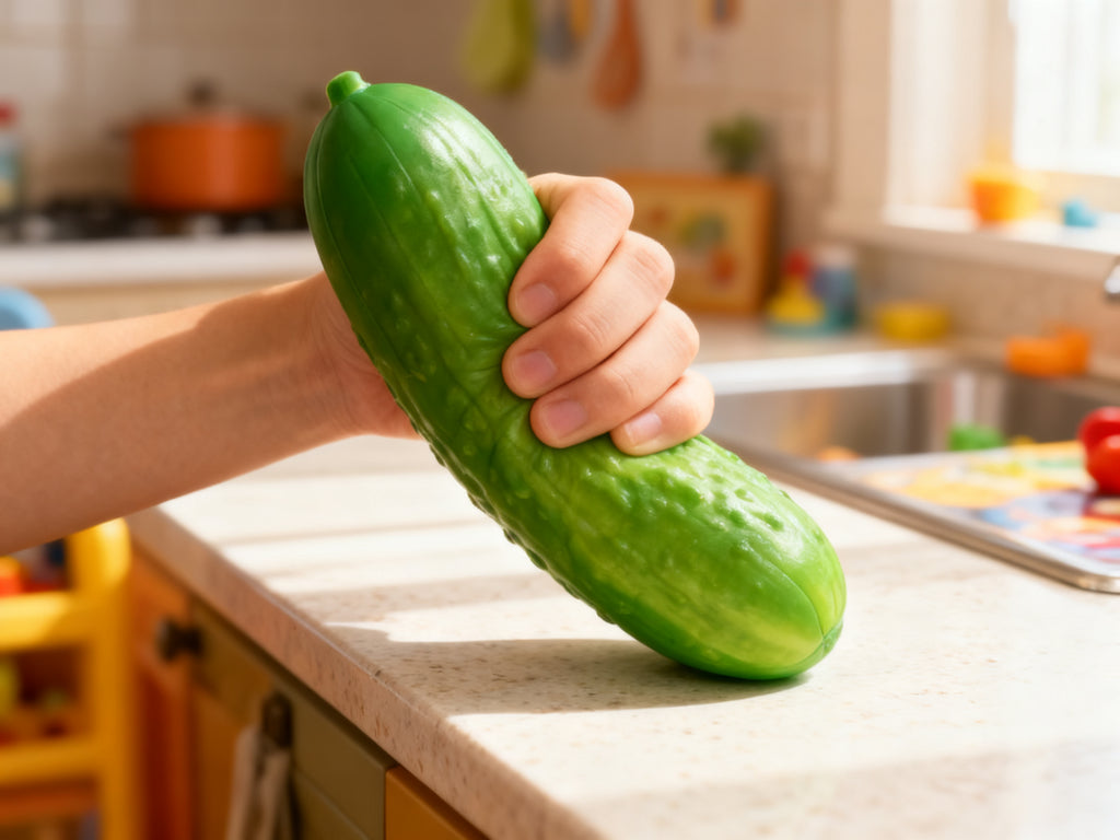 SQUISHY PEPINO GRANDE Juguete Antiestrés