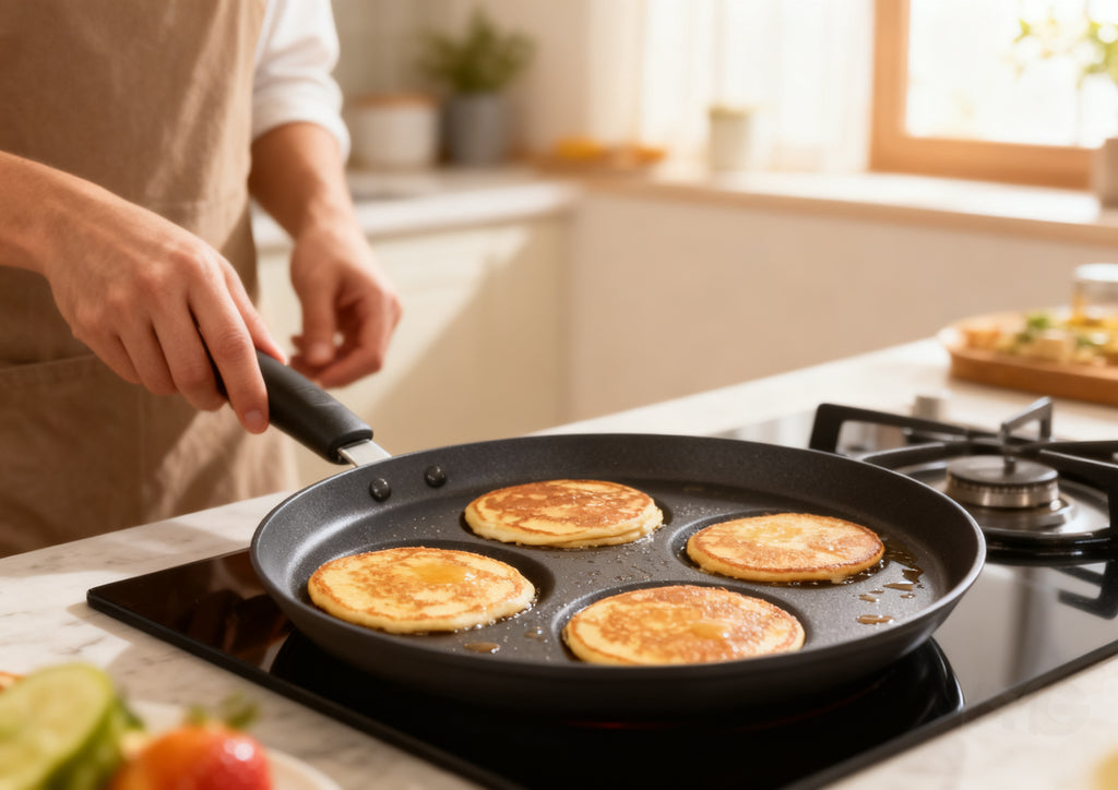 Sarten para Tortitas 4 Unds 24cm Quttin