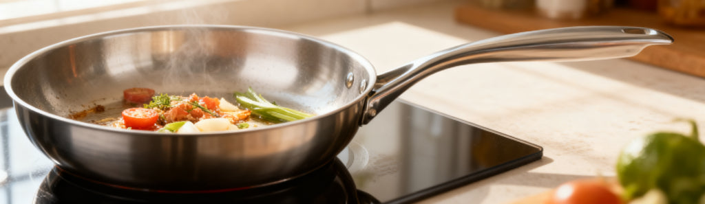 Sartén 20cm Acero Inox 18/10 Essentia PFOA Free
