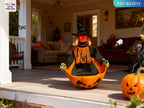 Plato de Fruta Fantasma de Calabaza Halloween