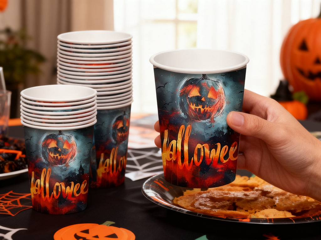 Vasos de Papel de Halloween (6 Piezas)