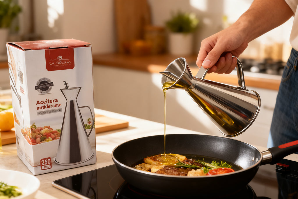 ACEITERA ANTIGOTEO ACERO INOX 250ML
