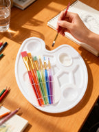 SET PINCELES CON PALETA
