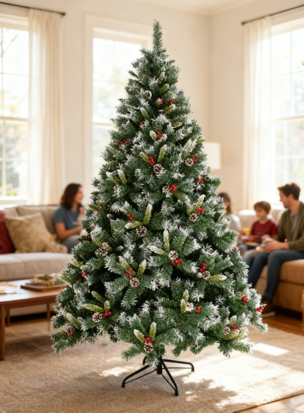 Arbol Navidad Con Adorno 120cm 220T