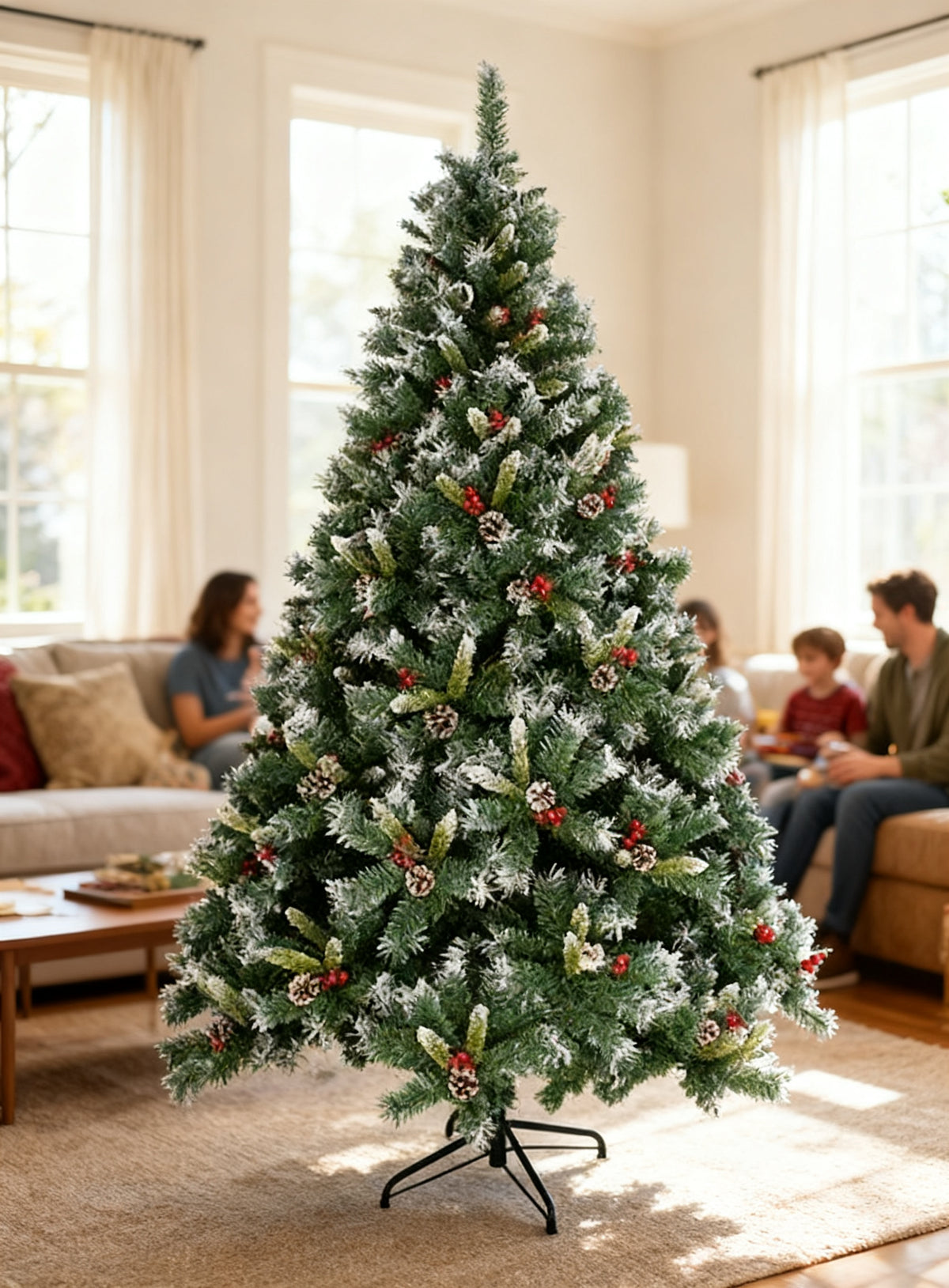 Arbol Navidad Con Adorno 120cm 220T