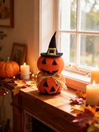 Figura de Calabaza Naranja Decorativa 1PC